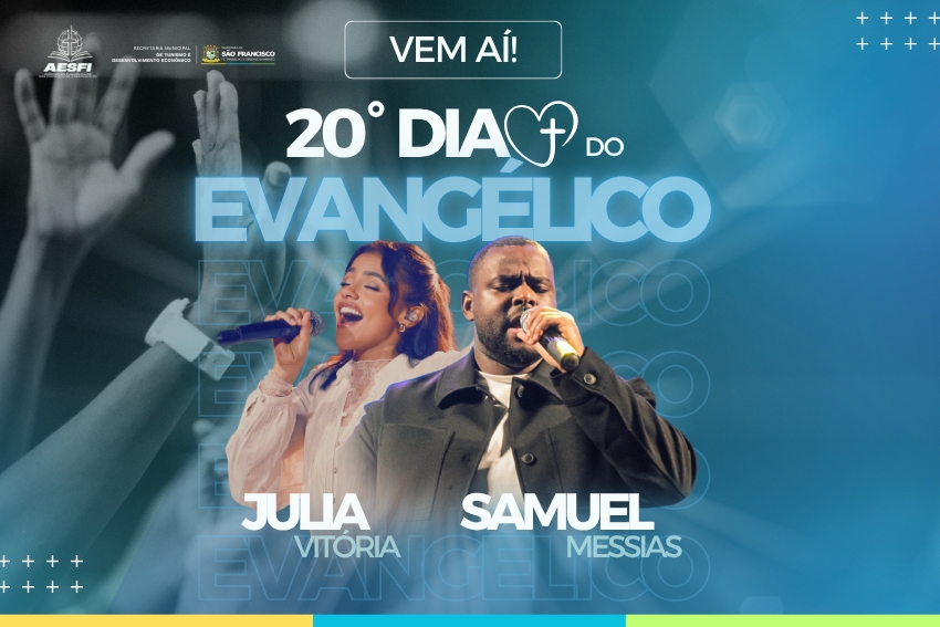 Samuel Messias é atração principal da 20ª edição do Dia do Evangélico